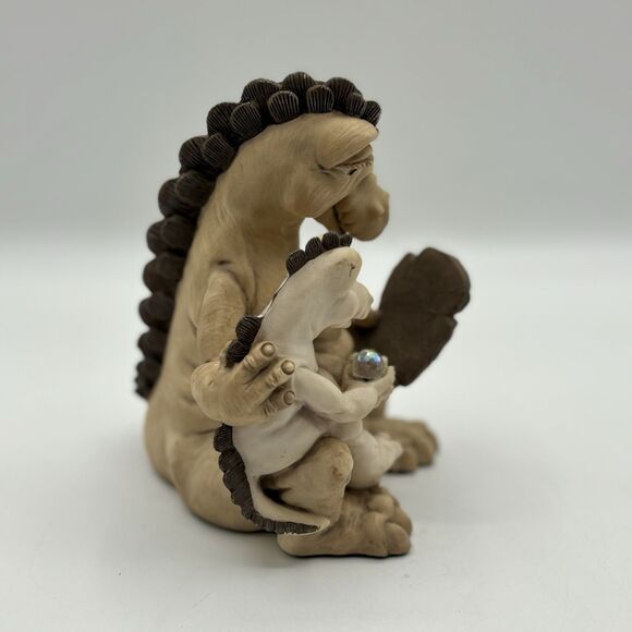 Vintage Krystonia Panton Flayla & Jumbly Dragon Signed Figurine Art Sculpture - Picture 2 of 10